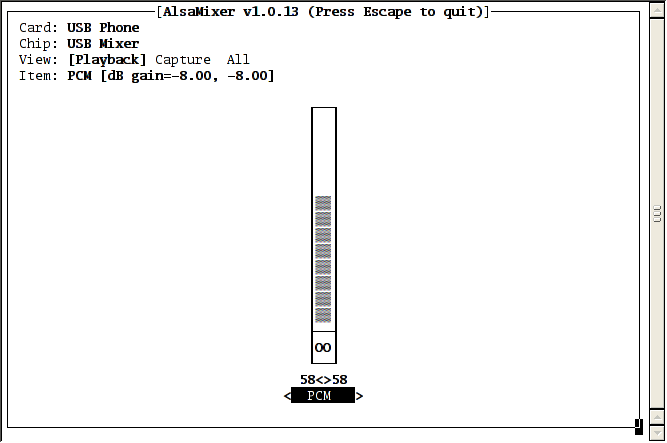 alsamixer on openwrt